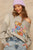 A French Terry Knit Graphic Sweatshirt