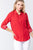 3/4 Roll Up Slv Dot Print Shirt