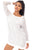 Sequin Wide Neck Boxy Mini Dress