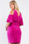 Plus Off-the-shoulder Plunging Wrap V-neck Fitted Mini Dress