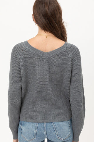Long Sleeves, Tied Up, Ruched Detail