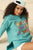 A Mineral Washed French Terry Graphic Sweatshirt