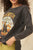 A Mineral Washed French Terry Graphic Sweatshirt