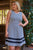 Plus Black & White Diamond Print Round Neck Sleeveless Fitted Flare Mini Dress