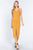 Fron Button Slit Rib Cami Midi Dress