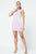 Color Blocked Zipper Details Mini Dress