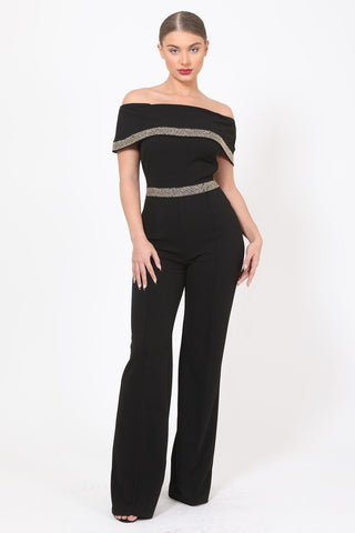 Off Shoulder Jumpsuit