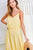 Adjustable Shoulder Strap Button Down Waist Elastic Bottom Contrast Lace Maxi Dress