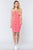 Button Down Tube Mini Dress