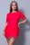 Sexy Basic Geo Trim Bodycon Mini Dress