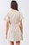 So 90s! Striped Self-tie Front Detail Short Sleeve Button Down Mini Shirt Dress