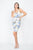 Floral Square Neck Bodycon Dress