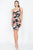 Floral Square Neck Bodycon Dress