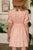 Drop Shoulder With Saist Tie Belted Dress