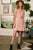 Drop Shoulder With Saist Tie Belted Dress