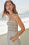 A Striped Woven Linen-blend Jumpsuit