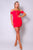 Retro Smock Off-shoulder Mini Dress