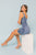 A Sleeveless Denim Mini Dress