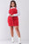 Plus Denim Sleeveless Front Snap Button Down Pinafore Mini Dress