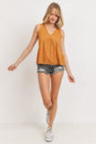 Sleeveless Floral Top