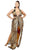 Plus Wild Animal Print Halter Neck Mexi Dress