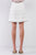 Snow-whine Striped High-waisted See-through Sheer Mesh Strips Cut-ins A-line Mini Skirt