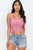 Adjustable Front Ruched With String Square Neck Crop Tops