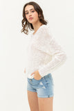 Scoop Neck Long Dolman Sleeves Top