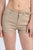 High Rise 5 Pockets Roll Up Hem Shorts
