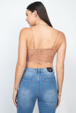 Cami Floral Lace Bralette Top