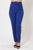 Ankle Tapered Self-fabric Buckle Belt Pants