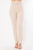 Ankle Tapered Self-fabric Buckle Belt Pants