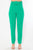 Ankle Tapered Self-fabric Buckle Belt Pants