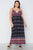 Plus Size Multi Black Paisley Print Maxi Boho Dress