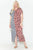 Front Slit Dolman Leopard Print Maxi Dress