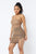 Spaghetti Strap Mesh Mini Dress