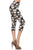 Multi-color Print, Cropped Capri Leggings In A Fitted Style With A Banded High Waist