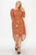 Cheetah Print Dress Featuring A Round Neck