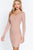Long Slv V-neck Mini Rib Dress