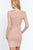 Long Slv V-neck Mini Rib Dress