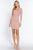 Long Slv V-neck Mini Rib Dress