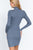 Turtle Neck Sewater Mini Dress