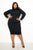 Bodycon Sweater Dress With Knot Detail