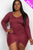 Plus Size Drawstring Ruched Front