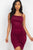 Double Ruched Front And Ruched Back Detail Mini Dress