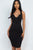 Split Neck Tank Mini Dress
