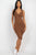 Split Neck Tank Mini Dress