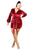 Plus Velvet Bishop Sleeve Mini Dress