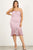 Plus Size Lace, Strapless Bodycon Midi Dress