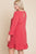 Plus Size Two Tone Ruched Shoulder Lovely Knee Dress